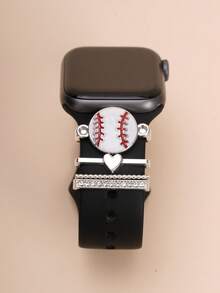 4 piezas/Set Colgante de Encanto de la Virgen María con Cristales para Correa de Reloj, Adecuado para Decoración de Correa de , Adecuado como Regalo de Accesorios para Correa de Reloj - Multicolor - Ver 2