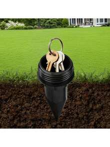 Realistic Sprinkler Key Hiding Box, Outdoor Garden Yard Lawn Waterproof Key Box, Easy To Insert Into Garden Lawn Underground, Waterproof And Corrosion-Resistant - A - View 2