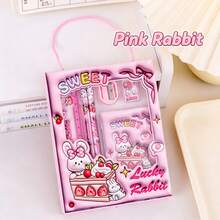 LOL Surprise Party Gift Set Pink Office Stationery Set Surprise Gift Set Includes Small Wallet, Pencil, Eraser, Pencil Sharpener - Multicolor - View 12