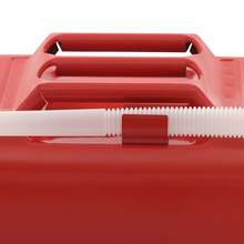 Red 4.4 Gallon Fuel Tank, Leak-Proof Portable Gas Can With Handle & Fueling Pipe, Anti-Tip Horizontal Fuel Container For Motorcycle, RV, Outboard Engine And Industrial Machinery - A - View 6