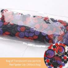 300pcs/Bag Sealing Wax Beads, Sunflower Mixed Color Sealing Wax Pellets, For Invitations/Envelopes/Bookmarks/Art Supplies/DIY Crafts/Gift Decoration Sealing Wax Material - 300 Sunflower Wax Granules/bag - View 8