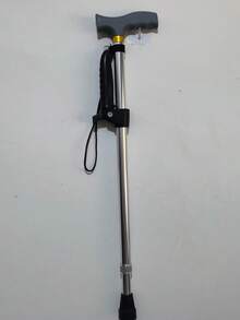 Telescopic Aluminum Alloy Lightweight Hiking Poles, Multi-Function Non-Slip Adjustable Height Walking Sticks, Suitable For Hiking, Climbing, Travel, Unisex, Fits Different Heights, For Camping - Telescopic Single Leg - View 7