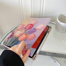 1個書本式支架保護平板電腦保護殼，相容 A16 2025、 Galaxy Tab S9 FE/S8 Plus/S7/S10、Oppo Pad、 Matepad、Vivo Pad、Honor Pad、 Xiaoxin Pad - 彩色 - 查看 5
