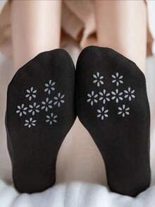 1/3/5 Pasang Kaos Kaki Wanita Ukuran Besar, Kaos Kaki Pendek Tak Terlihat Warna Polos, Cocok Untuk Wanita - MultiWarna - View 2