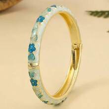 14K Gold Plated Fashionable Casual Versatile Commute Vintage Colorful Bracelet For Women - Yellow Gold - View 35