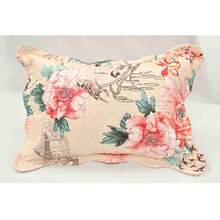 3-Piece Set: Double-Sided Queen Bedspread, Patchwork Quilt, Ultra Patch - Taman Provence - View 3