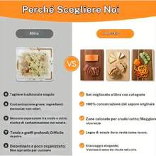 Mehrzweck-Schneidebrett-Set, Buchdesign 3 Bretter & Basis für Fleisch, Brot, Käse - Standard - View 4