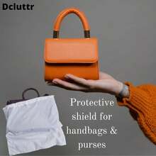 Handbag Dust Bag | 1pc Washable Pure Cotton Handbag Storage Bag | Suitable For Handbags, Women's Bags, Boots And Shoes Dust-Proof Storage | Drawstring Travel Storage Pouch - Multicolor - View 2