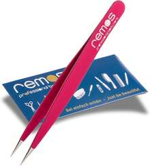 REMOS Splinter Tweezers With Fine Tip Stainless Steel 9.5 - Satin PJCG - Fuchsia - View 9