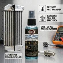 Limpiador de Radiador de Motor - 100ml Fluido de Enjuague de Sistema de Enfriamiento de Acción Rápida, Previene el Sobrecalentamiento y Elimina el Óxido, Mantenimiento DIY del Automóvil, Esencial para la Salud del Motor - 100 ml - Ver 9