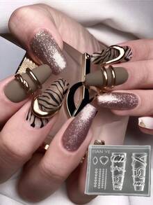 Ins Ring Nail Art Tool High Definition Transparent High Transparency 3D Silicone Nail Decoration DIY Mold - Clear - View 5