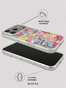 GIIPPA 1pc Ditsy Floral Pattern Design, Phone 17 Pro Max Phone Case, Compatible With Phone 16 Pro Max, 15 Pro Max, 14 Pro Max, Korean Style High-End Fashionable And Fun Phone Case, Compatible With 11/12/13/14/15/16 Pro Max Plus, Elegant Design Suitable For Men And Women, Perfect Gift For Girlfriend On Christmas, Valentine's Day, Easter, Wedding Season And Birthday! - Multicolor - View 3