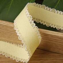 Scalloped Edge Hollow Out Woven Ribbon DIY Bow Hair Accessory Gift Wrapping Ribbon - Multicolor - View 23