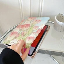 1個書本式支架保護平板電腦保護殼，相容 A16 2025、 Galaxy Tab S9 FE/S8 Plus/S7/S10、Oppo Pad、 Matepad、Vivo Pad、Honor Pad、 Xiaoxin Pad - 彩色 - 查看 5