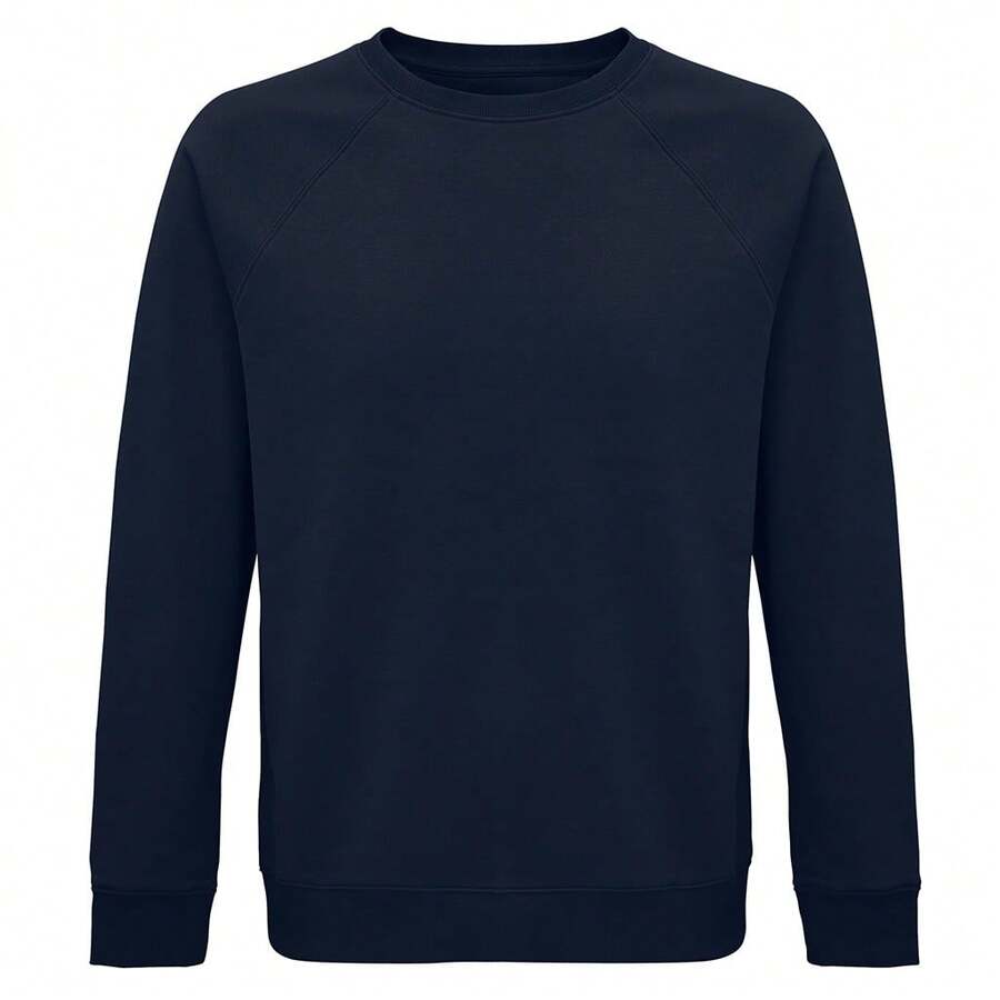 SOLS Unisex Adult Space Organic Raglan Sweatshirt - French Navy - View 1