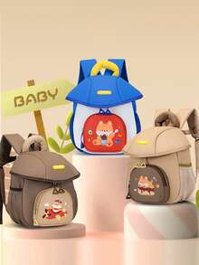 1 pieza Esta elegante mochila mini de uniforme escolar con diseño de dibujos animados es adecuada para diversas ocasiones y es el regalo perfecto para adolescentes. - Multicolor - Ver 2