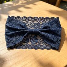 Spring/Summer Retro Floral Lace Hollow Out Wide Band Headband Fashion Waist Scarf Travel Beach Headband (Suitable For Music Festival/Vacation/Date/Running Sports) - Multicolor - View 15