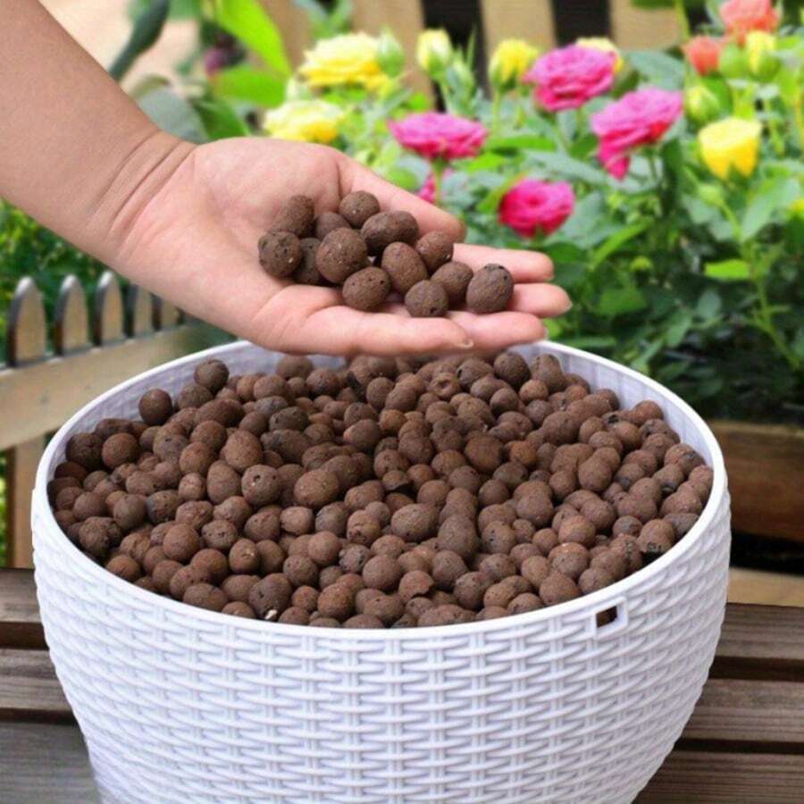 1件 50/300g 陶瓷鵝卵石 天然花瓶填充物與鋪底材料 - 適用於室內/室外盆栽植物與花卉種植鋪底 - 水族魚缸底部鋪底裝飾與佈置 - A - 查看 1