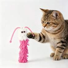 Juguete interactivo de peluche para gatos con función de patada automática, juguete de interacción divertida para mascotas, juguete de patada duradero para gatos, adecuado para gatos de interior, puede jugar y hacer ejercicio de forma independiente, aliviar el aburrimiento y puede usarse como juguete de entrenamiento de caza - Multicolor - Ver 3