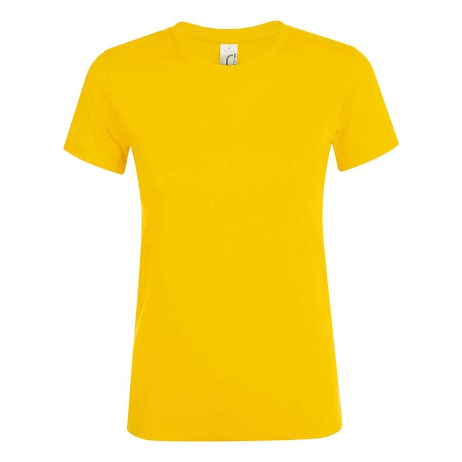 SOLS Womens/Ladies Regent Short Sleeve T-Shirt - Gold - View 1