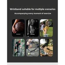 1PC High Elasticity Compression Wrist Guard, Suitable For Men And Women Fitness And Sports, Sweat-Absorbent And Breathable, Adjustable Wrist Strap Support, Applicable For Basketball, Fitness, Badminton And Running. - Multicolor - View 5