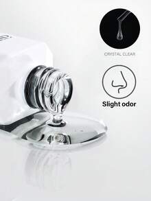 AILLSA 1入 15ml 快速固化 LED/UV 燈照脫卸式長效黏著美甲膠，適用美甲藝術與居家 DIY 美甲沙龍 - 無色 - 查看 3