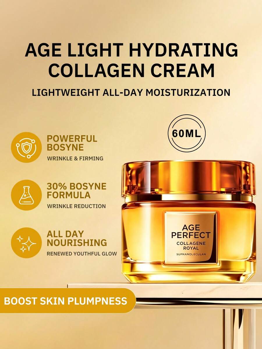 L'Oreal Krim Wajah Ringan Kolagen Emas Age Perfect L'Oréal Paris - 60ml - Krim Ringan 60ml - View 1
