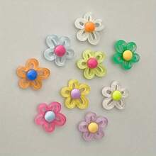 1/5/8/10pcs Cartoon Flower Fridge Magnets, Cute Decorative Magnets, Suitable For Office Desk Accessories, Storage Cabinets, Dishwashers, Home Decor, Room Decor, Kitchen Decor, Kitchen Supplies - Multicolor - View 6