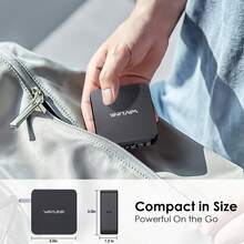 Cargador rápido GaN USB-C de 118W, adaptador de alimentación con carga rápida PD con detección inteligente de dispositivos, diseño de protección múltiple, cargador de pared compacto y portátil con cable USB-C para portátil, tableta, teléfono inteligente, viajes, oficina y uso doméstico - Ver 5