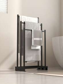 1 pieza Toallero de baño, tipo de pie, toallero minimalista para bañera, toallero, estantería de almacenamiento de baño resistente, adecuado para baño, dormitorio, cocina, cuarto de almacenamiento, lavandería - Adecuado para varios tipos de habitaciones. - Multicolor - Ver 5