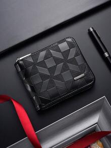 New Men's Short Wallet, Fashion Casual Large Capacity Multi-Card Slot Vintage Zipper Wallet - Multicolor - View 14