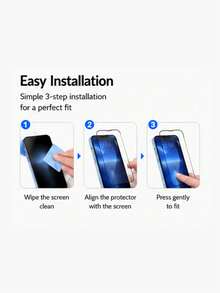 1pc High Definition Phone Screen Protector - Clear - View 6