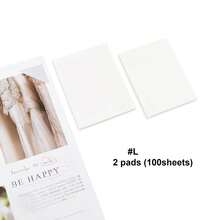 100 Sheets Colorful Transparent Sticky Notes - 3 Different Sizes, Transparent Waterproof Self-Adhesive Sticky Notes, Suitable For Books, Notes, Memos, Etc., Visible Sticky Notes, Suitable For School, Office And Back To School Season Use. - one-size - View 9
