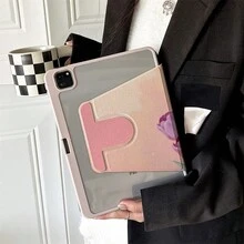 1個書本式支架保護平板電腦保護殼，相容 A16 2025、 Galaxy Tab S9 FE/S8 Plus/S7/S10、Oppo Pad、 Matepad、Vivo Pad、Honor Pad、 Xiaoxin Pad - 彩色 - 查看 3