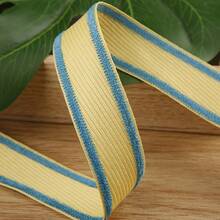 Double-Sided Color Block Diagonal Twill Ribbon DIY Bow Hair Accessories Material Clothing Shoes Hat Gift Box Decoration Double-Sided Striped Woven Tape - Multicolor - View 27