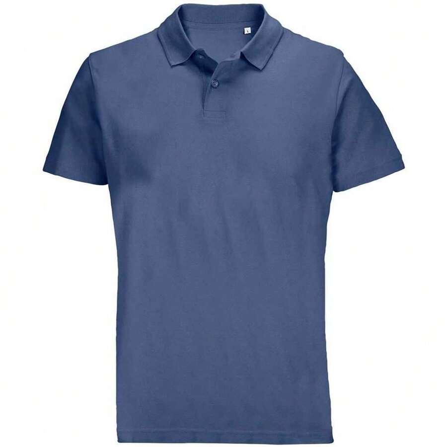 SOLS Unisex Adult Pulse Pique Polo Shirt - Denim - View 1
