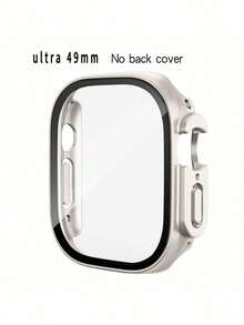 Huastonband 1pc Rose Pink Watch Protective Case, Ultra Watch Appearance PC Hard Material With Screen Protector, Anti-Collision Anti-Scratch Anti-Dust Watch Protective Case Compatible With Ultra 3 2 1 SE S10 S9/S8/S7/S6/S5/S4/S3/S2/S1 Series, Men's And Women's Accessories, Essential For Summer Beach Activities And Parties, Mother's Day Gift, Teacher's Day Gift, Graduation Classmate Gift. - Starlight - View 10