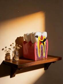 1pc Dental Anatomy Model Desktop Decor, Dental Science Education Ornament, Home & Office Decoration - A - View 4