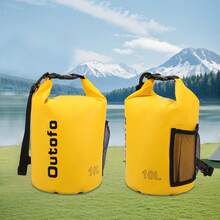 YESPACE 10L/20L/30L 防水防水袋 附側邊網袋，游泳背包，適合漂流、衝浪、徒步、戶外運動、獨木舟、划船、游泳、滑雪裝備 - 彩色 - 查看 14