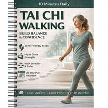 10 Minutes Tai Chi Walking, Enhance Balance And Confidence: Provides ...