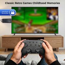 Classic Retro 2.4G Wireless Game Controller, Compatible With SF3000/SF3000HD/SF3500/GB350 Handheld Game Consoles - View 6