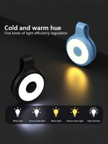Portable Mini Fill Light, 5 Adjustable Warm And Cool Light Modes, Magnetic Design, High Brightness White LED, USB Battery Powered, Suitable For Selfie And Video Shooting, Also Can Be Used As Phone Fill Light Decoration - one-size - View 6