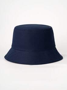 Unisex Fashionable Bucket Hat: Breathable, Lightweight, UV Protection, Candy Colors - Durable & Versatile,Summer,Beach,Holiday - Navy Blue - View 5