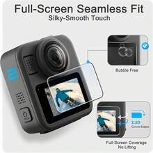 3pcs MAX 2 / MAX Action Camera Screen Protector, 9H Hardness Tempered Glass Screen Protector, Scratch-Resistant Bubble-Free, High Clarity, Effectively Protects Screen, Camera Screen Protector For Photography Enthusiasts. - View 6