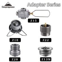 CAMPINGMOON Outdoor Camping Kitchen Pressure Relief Inflator Valve Propane To Isobutane Adapter Propane To Isobutane Converter Aluminum Alloy Propane Interface Accessory Z10 Z11 Z13 Z13M Z15 Z20 Z22 - A - View 1