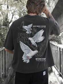 Men T-Shirts - Black - View 4
