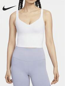 Nike/Authentic Alate Women's Medium Support Padded Bra Tank Top FN0544-100 - FN0544-100 - View 2