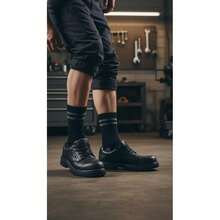 Workwear Crew Socks - 12 Pairs Unisex Work Socks - UK 6-11 Size - Crew Length - Color default - View 9