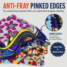 (Model Terbaru yang Telah Ditingkatkan) 50/100 lembar Kain Batik Afrika - Potongan Persegi 12,7*12,7 Cm, Warna Acak, Cocok untuk Patchwork, Menjahit, Scrapbooking | Kain Kerajinan Tekstil Afrika Aneka Warna dengan Efek Sobek - bawaan - View 7