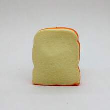 1 Stück realistisches Brot Quetschspielzeug, weiches langsam zurückfedern Stressabbau Spielzeug, geeignet für Witze oder Unterhaltung (ähnlich wie Toastform) - Verschiedenfarbig - Übersicht 10